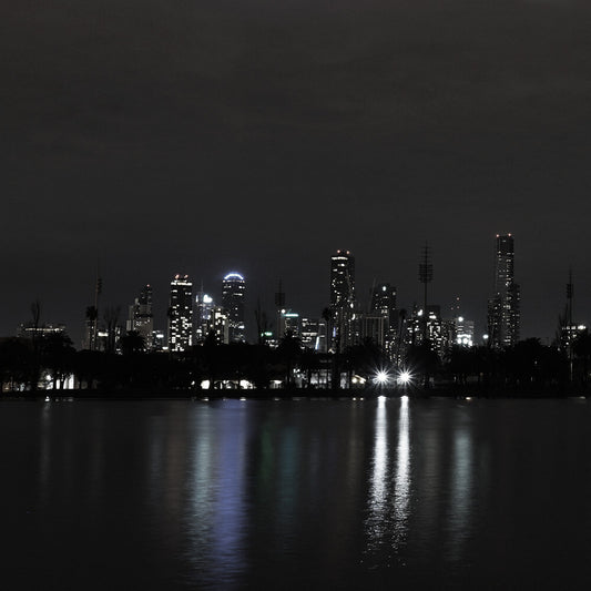 Reflections 1-2 - Melbourne.Monochrome
