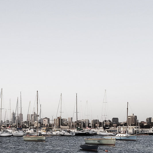 View From A Pier 2-2 - Melbourne.Monochrome