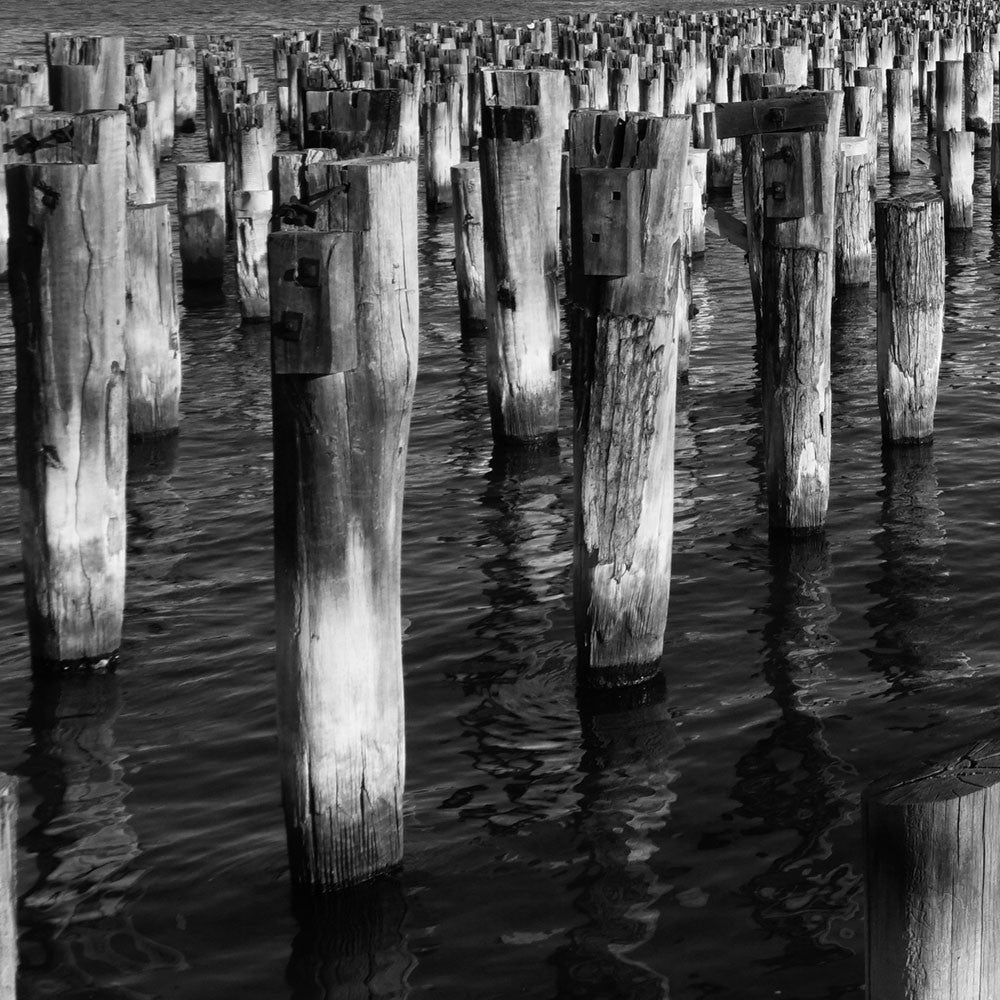 The Pier 4-6 - Melbourne.Monochrome